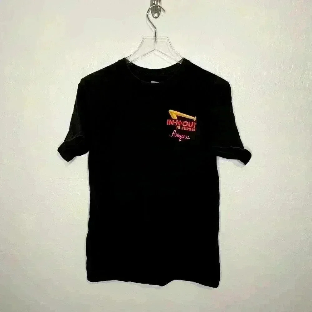 In & Out Burgers Arizona Black T-Shirt M Unisex